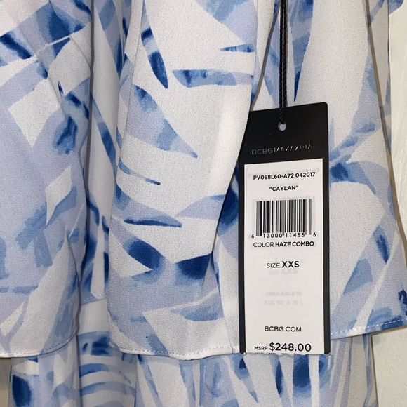NWT BCBG Maxazria Caylan Blue dress - Picture 3 of 4
